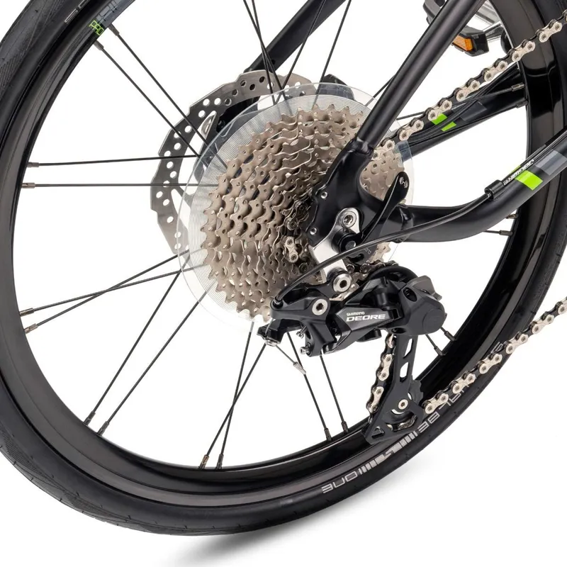 Tern Verge P10 20w 2022 Folding Bike - Satin Black-2