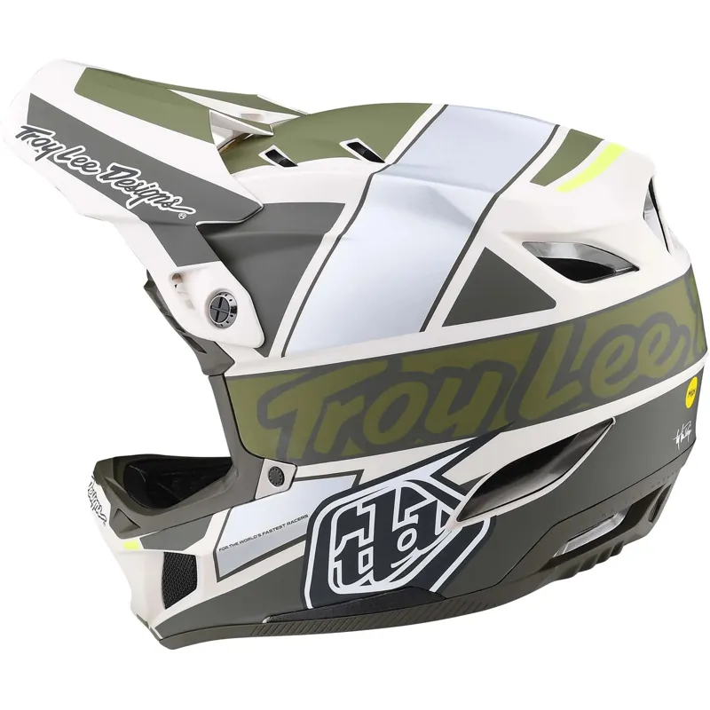 Troy Lee Designs D4 Composite MIPS Full Face Helmet - Team Military-2