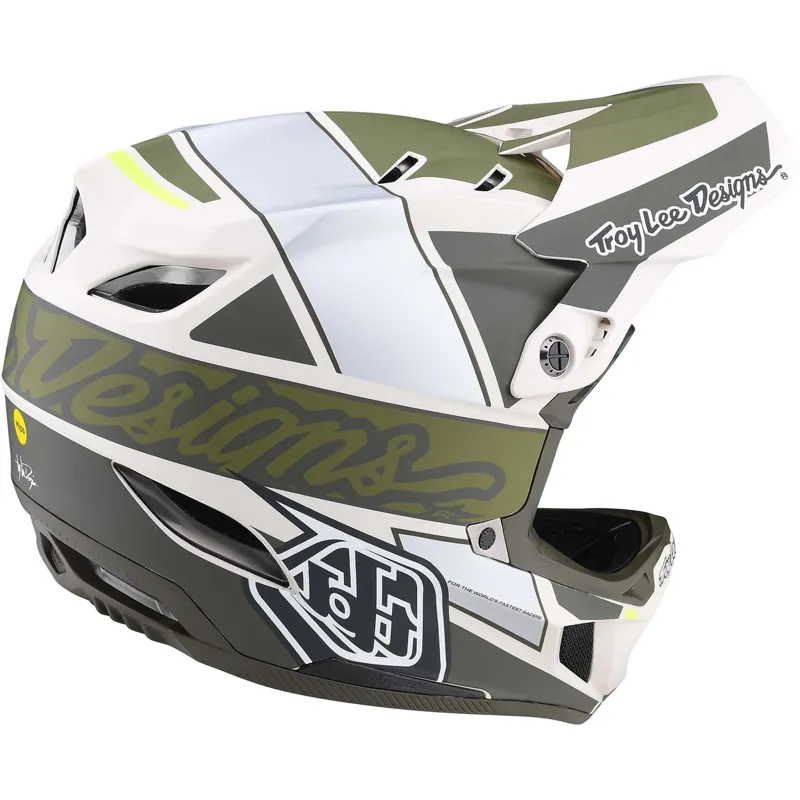 Troy Lee Designs D4 Composite MIPS Full Face Helmet - Team Military-4