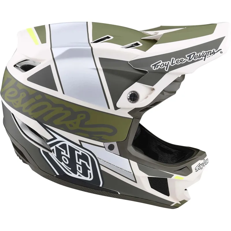 Troy Lee Designs D4 Composite MIPS Full Face Helmet - Team Military-5