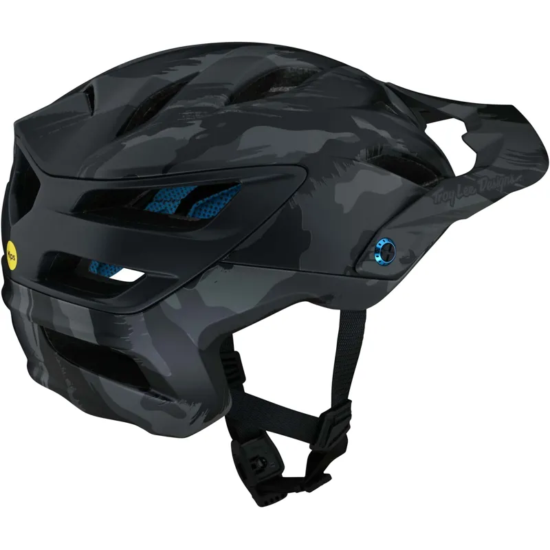 Troy Lee Designs A3 MIPS MTB Helmet - Brushed Camo Blue-2