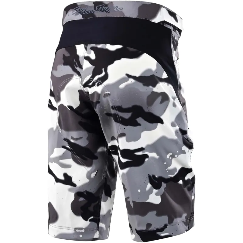 Troy Lee Designs Flowline Youth Shell Only Shorts - Spray Camo White-1
