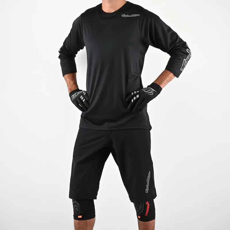 Troy Lee Designs Ruckus 3/4 Sleeve Jersey V2 - Black-2