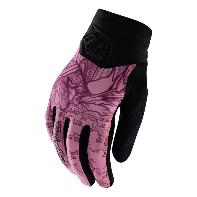 Troy Lee Designs Luxe Women's Long Finger Gloves - Micayla Gatto Rosewood