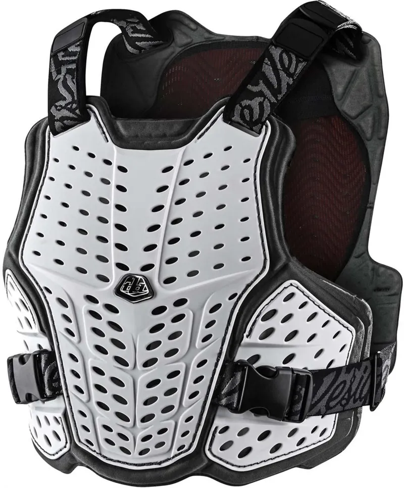 Troy Lee Designs Rockfight Youth Chest Protector - White