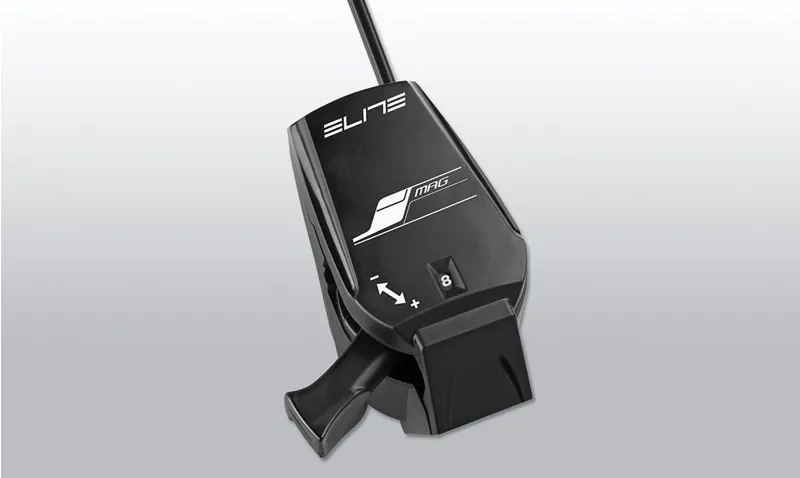 Elite Qubo Power Mag B+ Turbo Trainer - White/Red-1