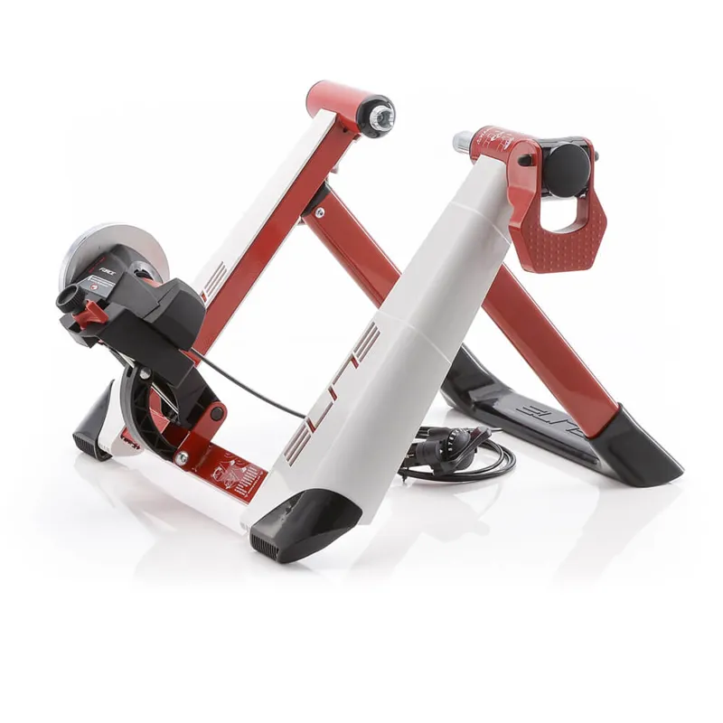 Elite Novo Force Turbo Trainer - White/Red-3