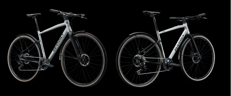Basso Tera Flat Bar Gravel Road Bike - Silver - Small-1