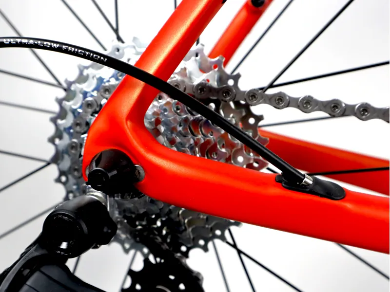 Tifosi Scalare Caliper Centaur Carbon Road Bike - Black/Red -6