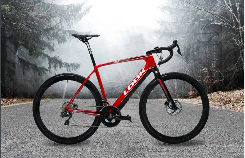 Look 765 Optium E-Road Ultegra Di2 Electric Road Bike - Red - Medium-3