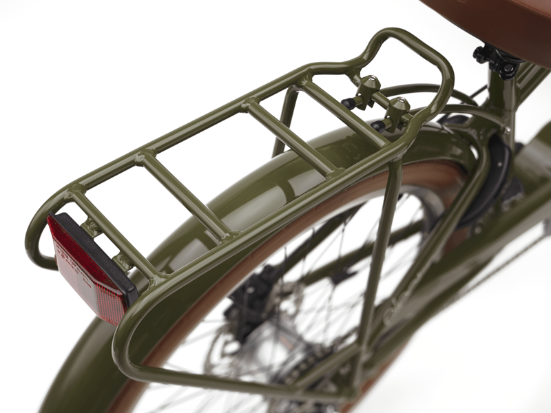 Electra Townie Go 5i EQ Step Over 2025 Electric Hybrid Bike - Olive-9