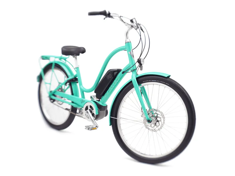 Electra Townie Go 5i EQ Step Thru 2025 Women's Electric Hybrid Bike - Jade-1