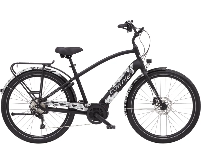 Electra Townie Path Go 10D EQ Step Over 2025 Electric Hybrid Bike - Black
