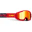 FMF PowerCore Flame Goggles - Red Frame/Mirror Red Lens