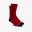 100 Percent Solid Casual Socks - Red
