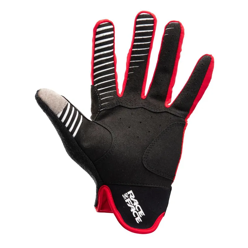 Race Face Stage Long Finger Gloves - Rouge -1