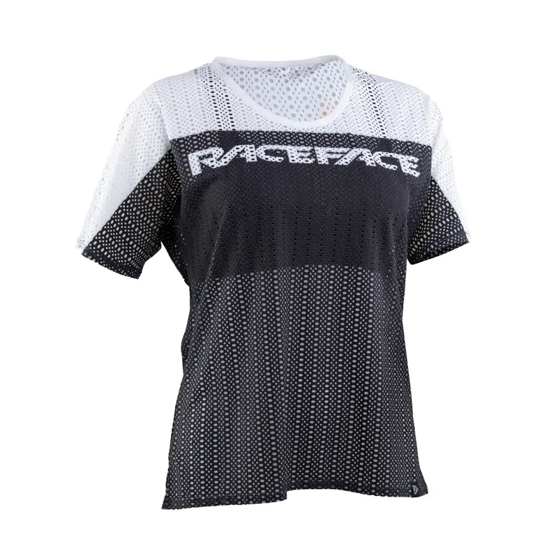 Race Face Maya Womens Short Sleeve Mesh Jersey - White 