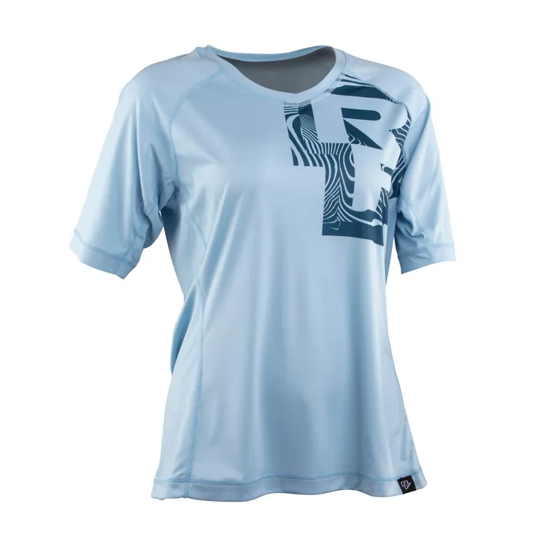 Race Face Nimby Womens Short Sleeve Jersey - Sky Blue 