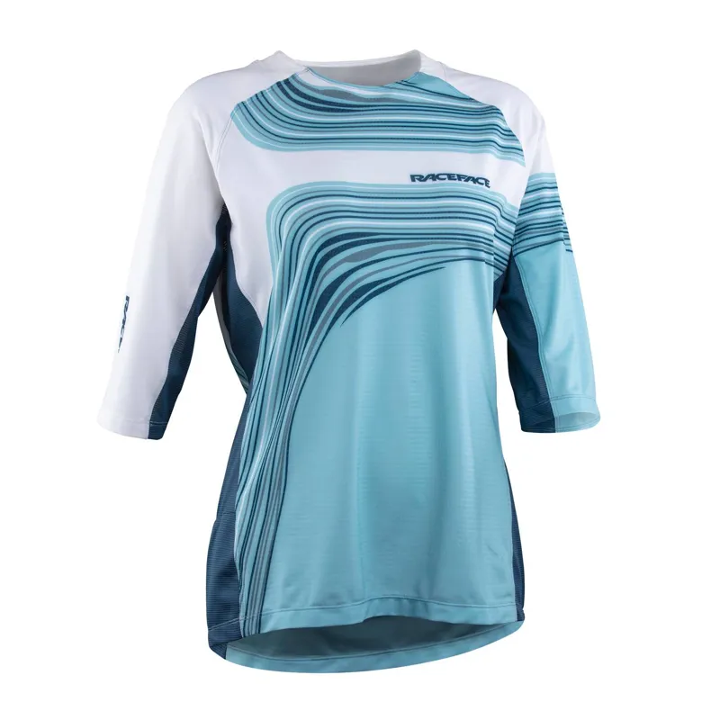 Race Face Khyber Womens 3/4 Sleeve Jersey - Sky Blue