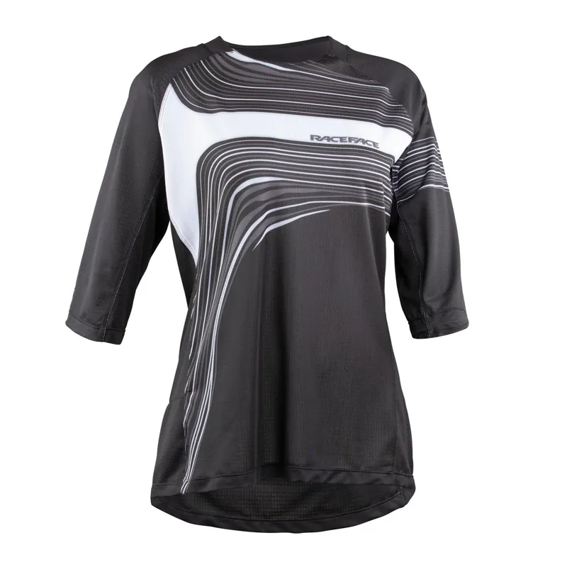 Race Face Khyber Womens 3/4 Sleeve Jersey - Concrete