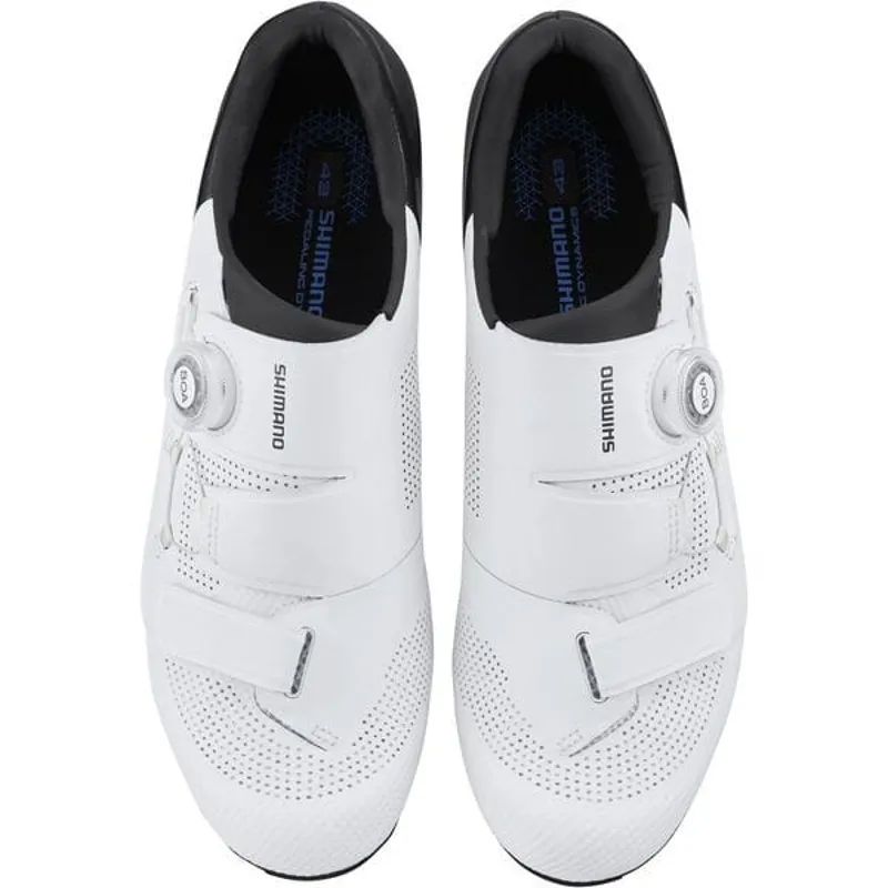 Shimano RC502 Men's SPD-SL Road Shoes - White-1