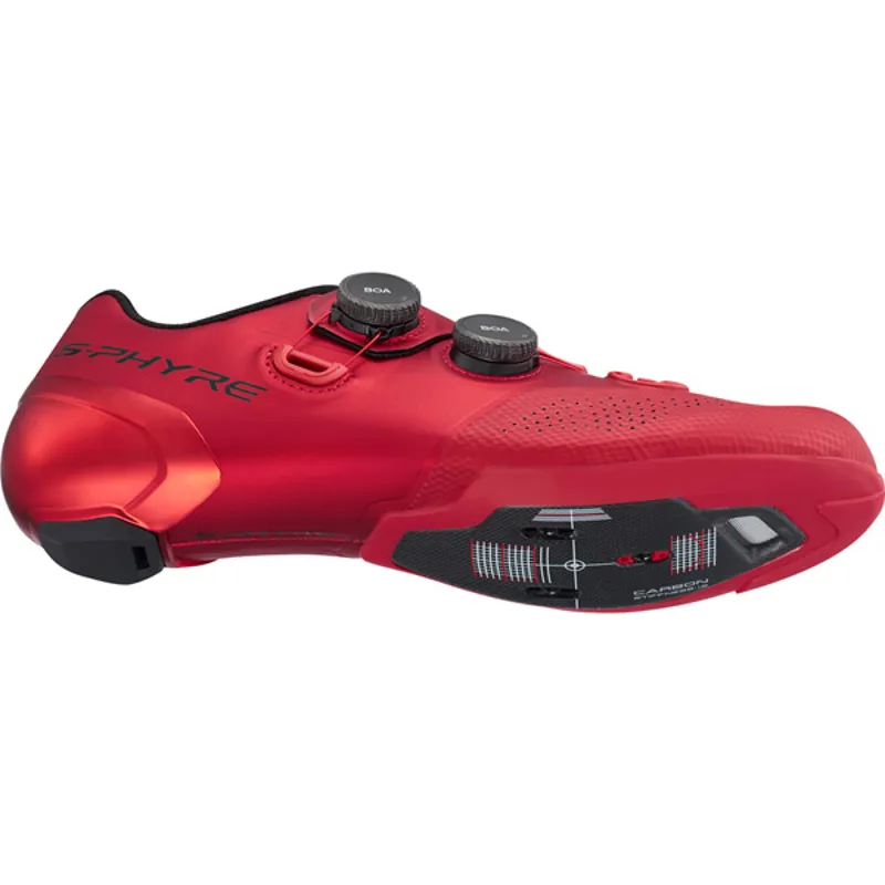 Shimano S-Phyre RC902 SPD-SL Men's Road Shoes - Red-1