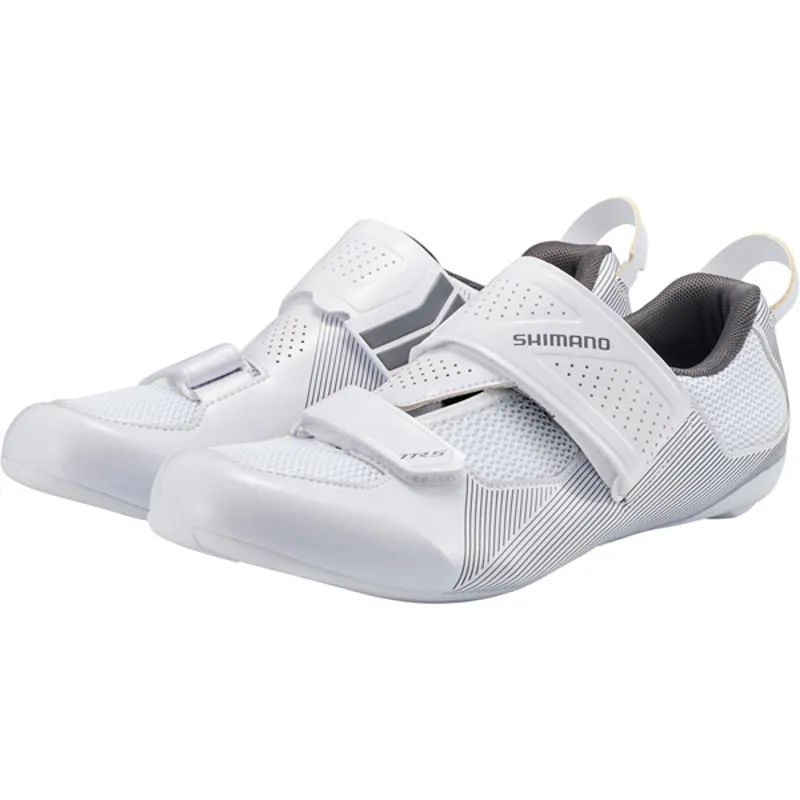 Shimano TR501 SPD-SL Men's Triathlon Shoes - White -3