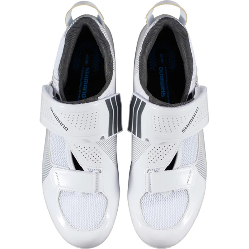 Shimano TR501 SPD-SL Men's Triathlon Shoes - White -4