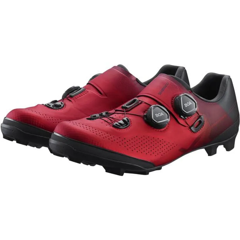 Shimano XC702 SPD Men's MTB Shoes - Red-4