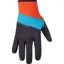 Madison Alpine Long Finger Gloves - Black/Chilli Red/Blue Curaco