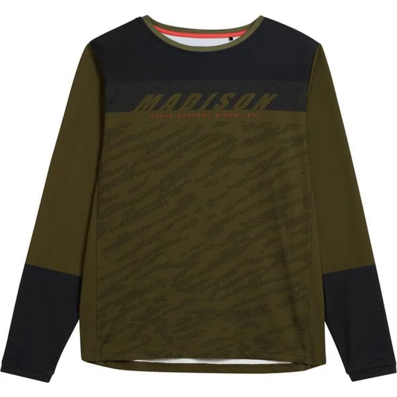 Madison Zenith Thermal Long Sleeve Men's Jersey - Dark Olive