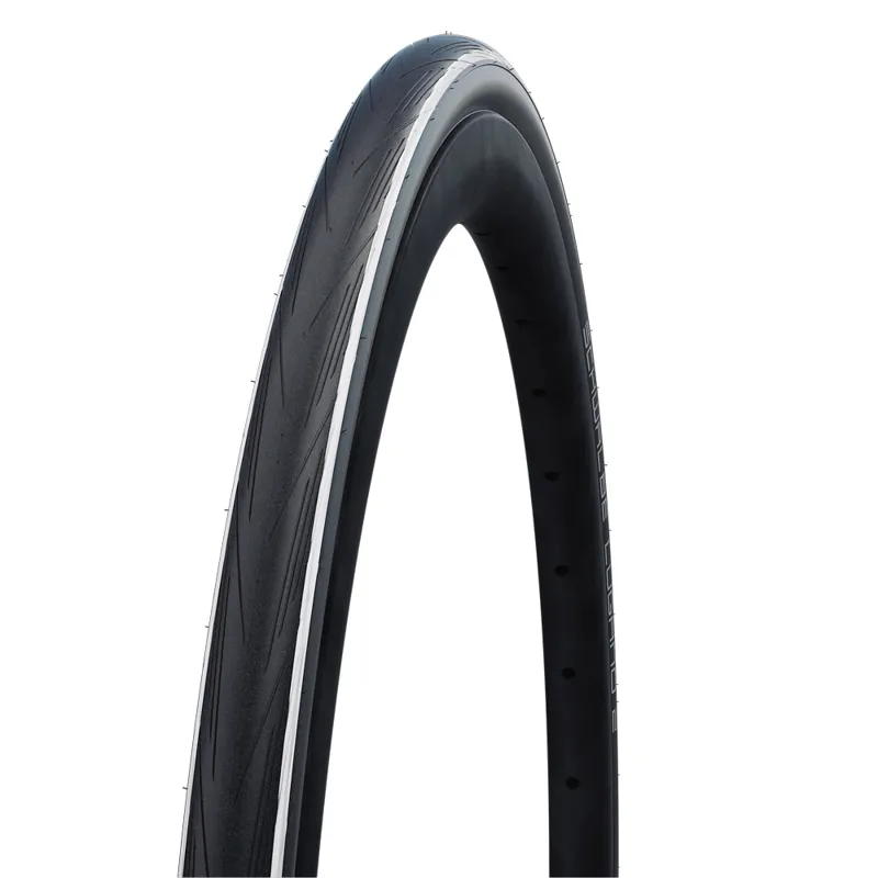 Schwalbe Lugano II K-Guard 700 x 25c Road Bike Tyre - Black/White