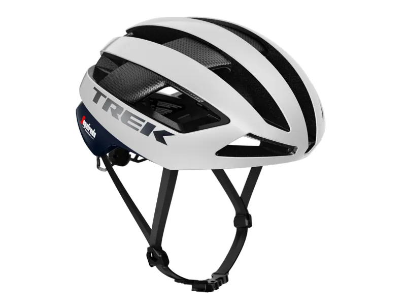 Trek Velocis Mips Road Bike Helmet - Crystal White/Nautical Navy