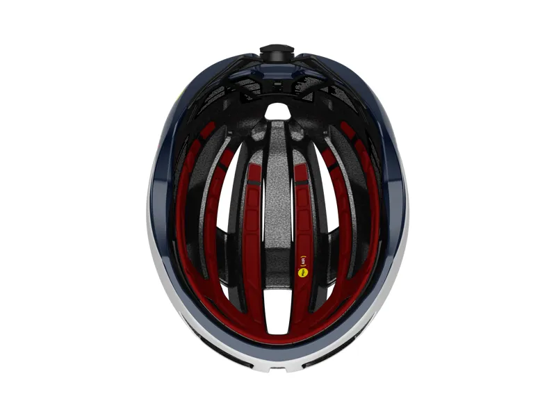 Trek Velocis Mips Road Bike Helmet - Crystal White/Nautical Navy-3