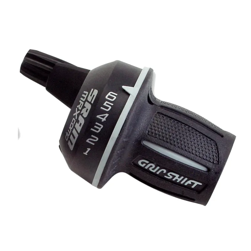 SRAM MRX 7 Speed Rear Twist Shifter - 2:1 fits Shimano - Black - RH 6s