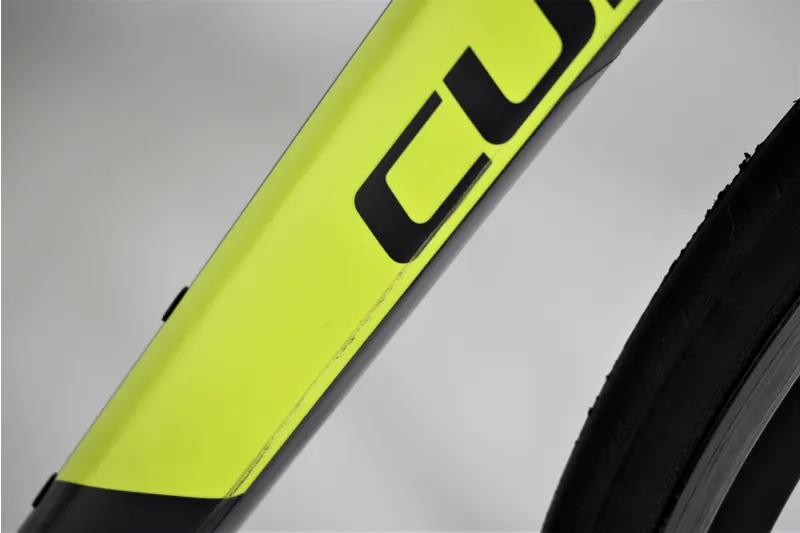 Nearly New 2020 Cube Attain Road Bike Grey/Yellow 53cm-1