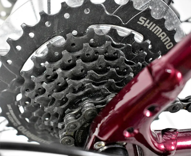 Nearly New 2021 Giant Escape 2 Hybrid Large Garnet-10