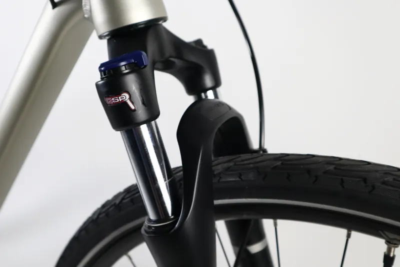 Merida Crossway 100 2021 Hybrid Bike - Silk Titanium-6