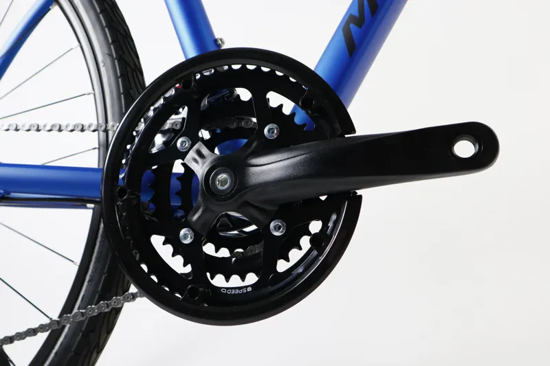 Merida Crossway 100 2021 Hybrid Bike - Blue/Black-6