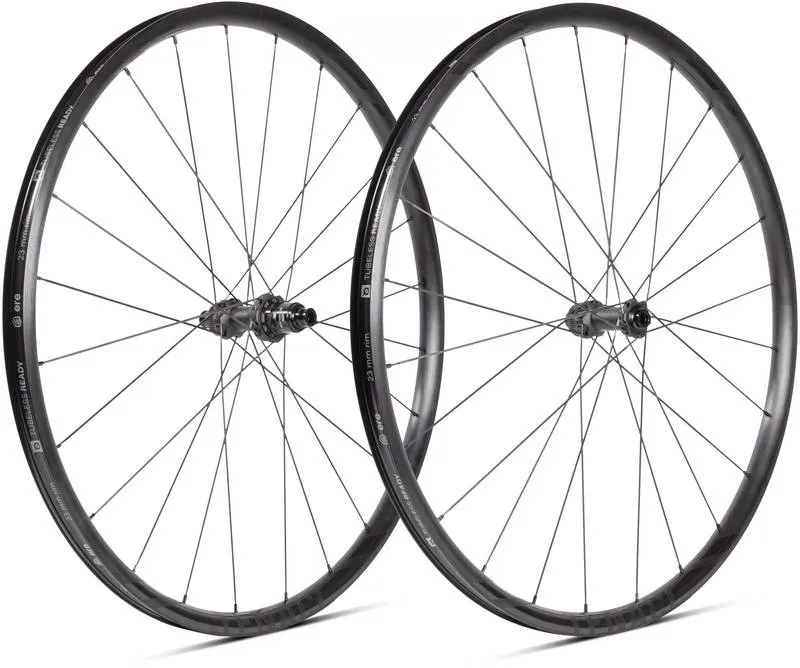 ERE Tenaci GX23 Road Wheelset - Shimano - Black/Black