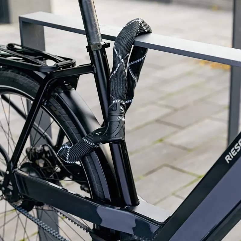 Abus IVEN Chain Lock - 85cm Silver Sold Secure-1