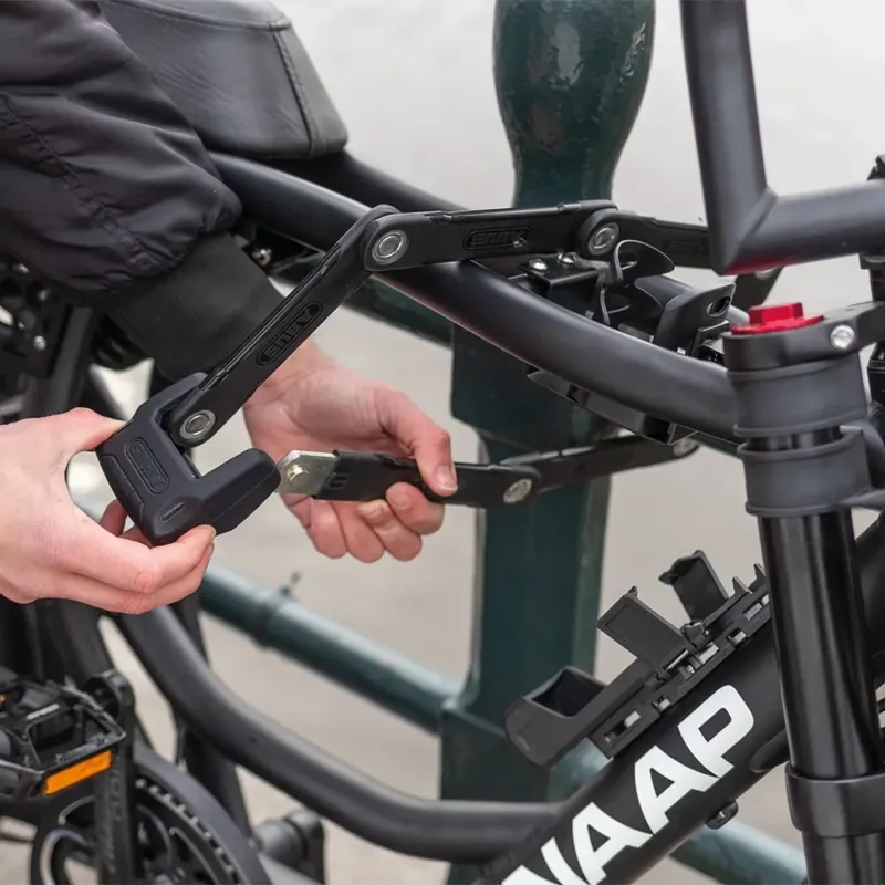 Abus Bordo Granit 6500K Twin Pack Folding Lock W/ SH Bracket - 85cm-1