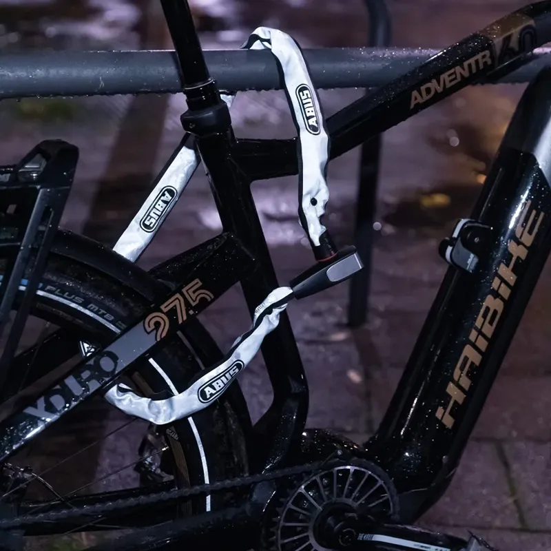 Abus 6806K Reflective Catena Chain Key Lock - 85cm-1