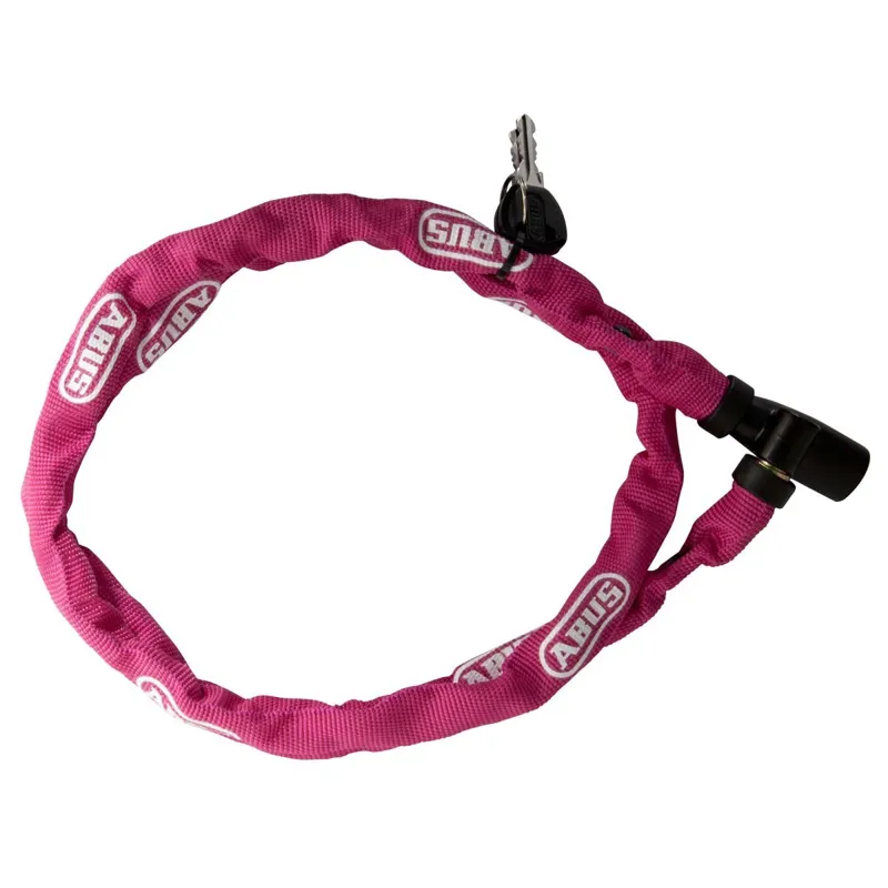 Abus 1500 Keyed Chain Lock Pink 60cm