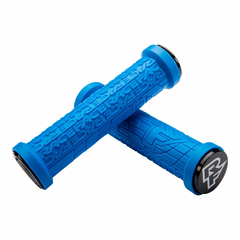 Race Face Grippler Lock-On MTB Grips - Blue