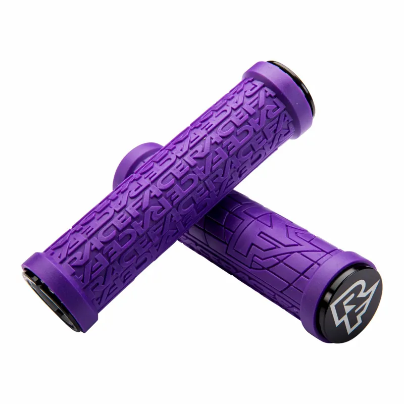 Race Face Grippler Lock-On MTB Grips - Purple
