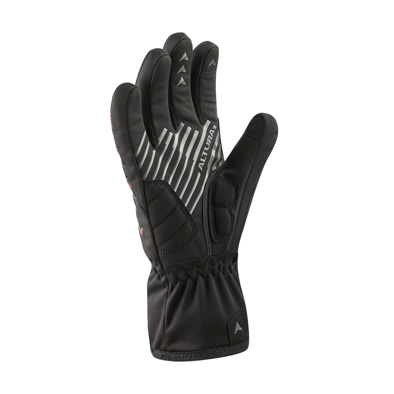 Altura Nightvision V Waterproof Long Finger Gloves - Black/Red-1