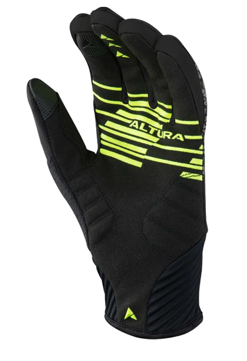 Altura Nightvision 4 Womens Windproof Gloves - Black/Hi Viz Yellow-1