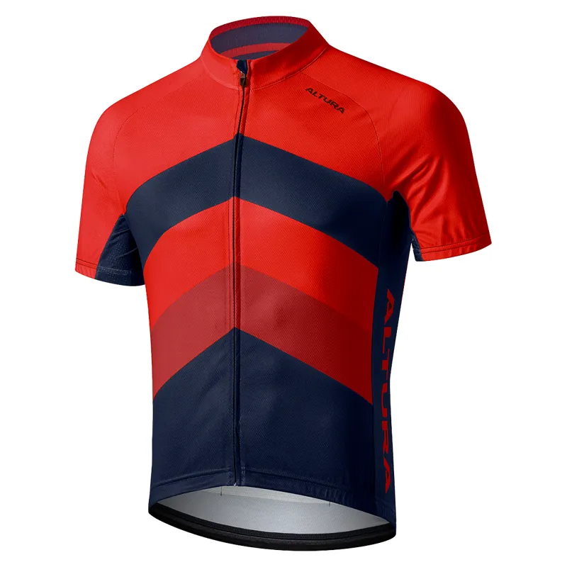 Altura Club Short Sleeve Jersey - Red/Navy