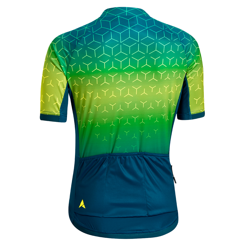 Altura Icon Womens Short Sleeve Jersey - Hex Green/Hi-Viz Yellow-1